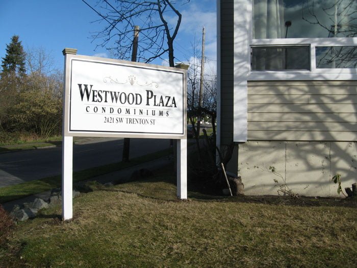 Marquee MDO Apartment Sign