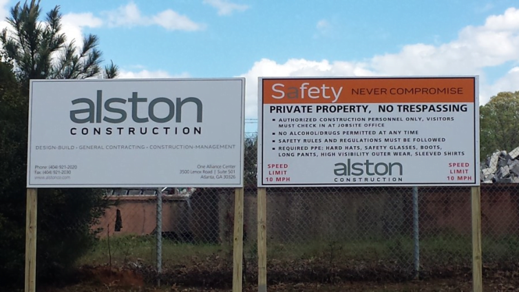 Construction Job Site Signs