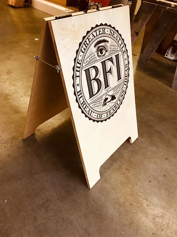 Made in Seattle A-frame
