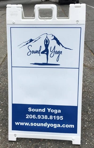 Weighted A-frame Sign