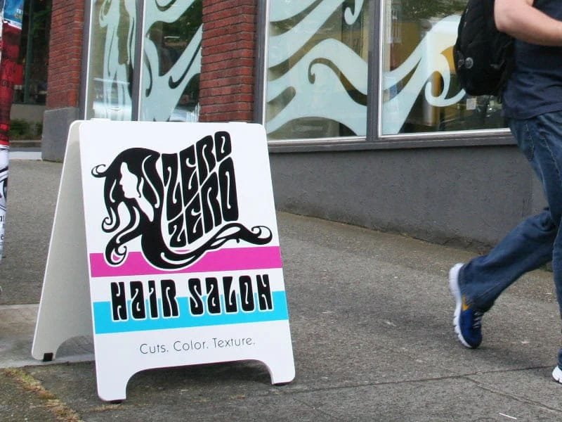 A-frame Sidewalk Sign