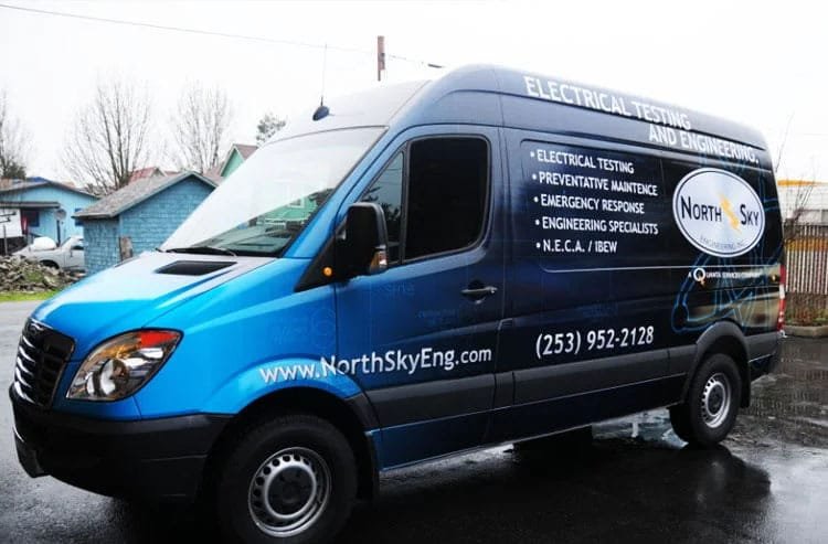 Cargo Van Wrap Graphics