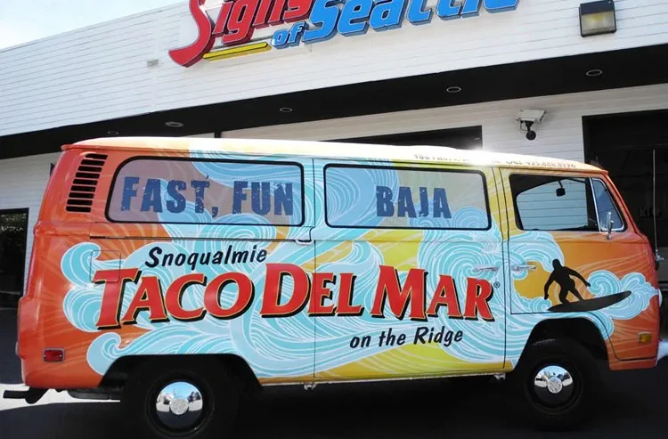 Custom Classic Van Wrap