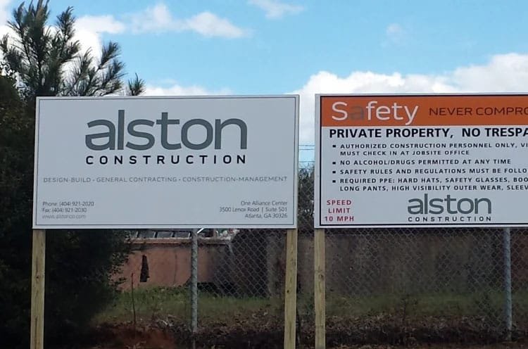 Job Site Construction Signs