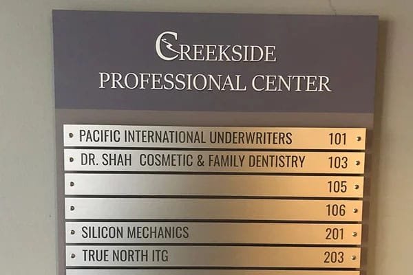 Custom Directory Indoor Signs