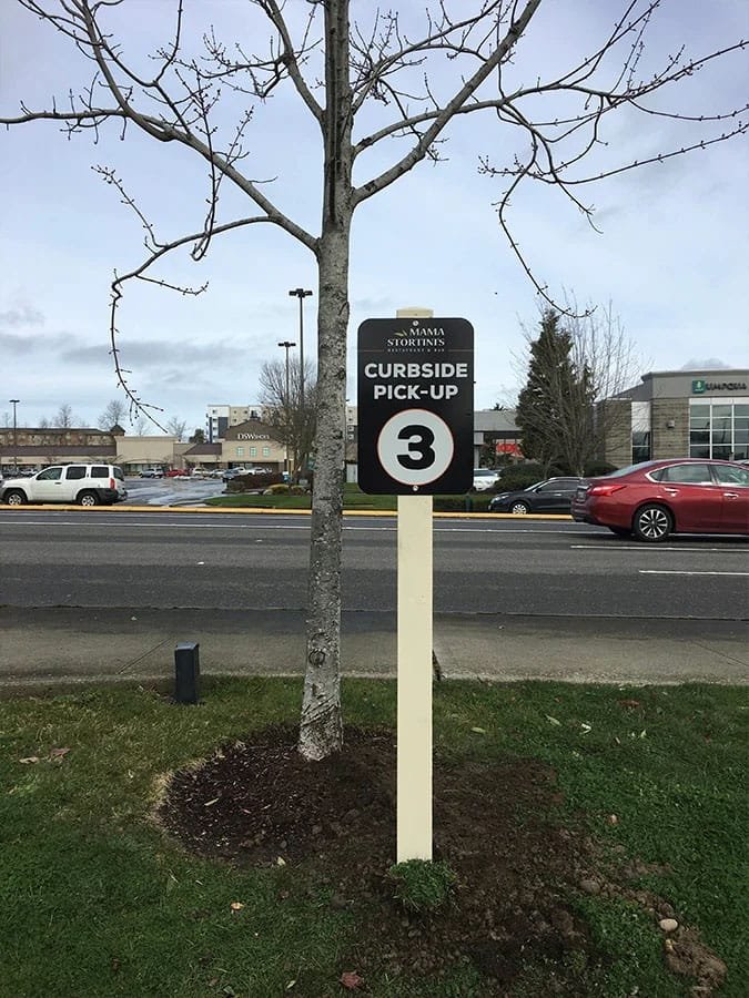 Custom Parking Sign Metal