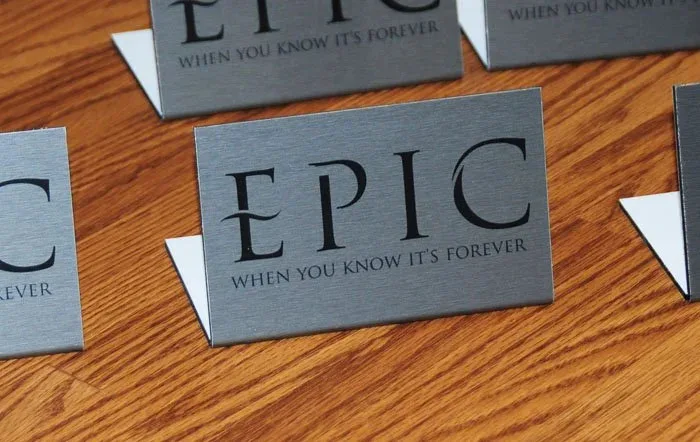 Display Case Placard