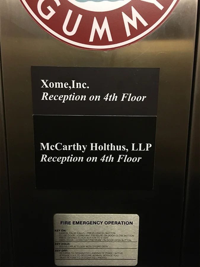 Event Elevator Wayfinding Magnetic Signs