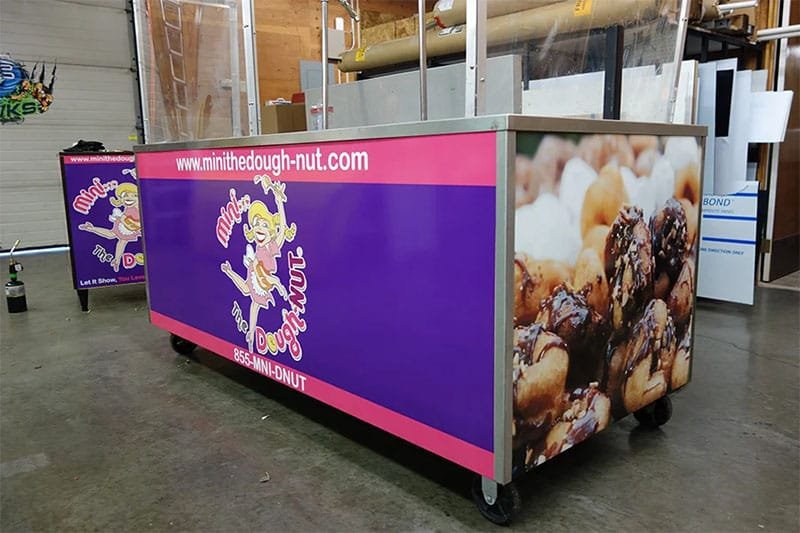 Kiosk Wrap Graphics