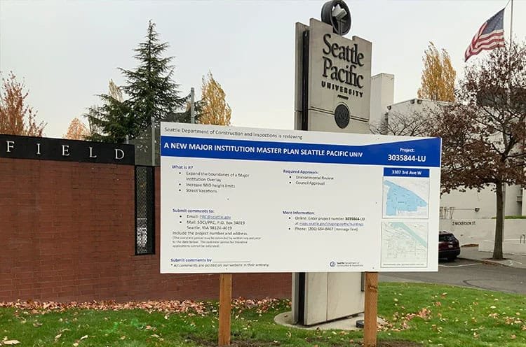 Land Use Notice Sign