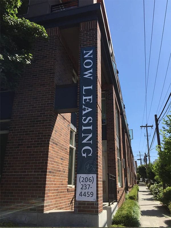 Now Leasing Banner