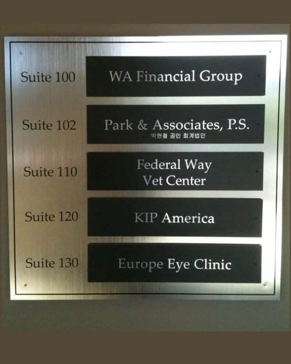 Indoor Office Directory Sign