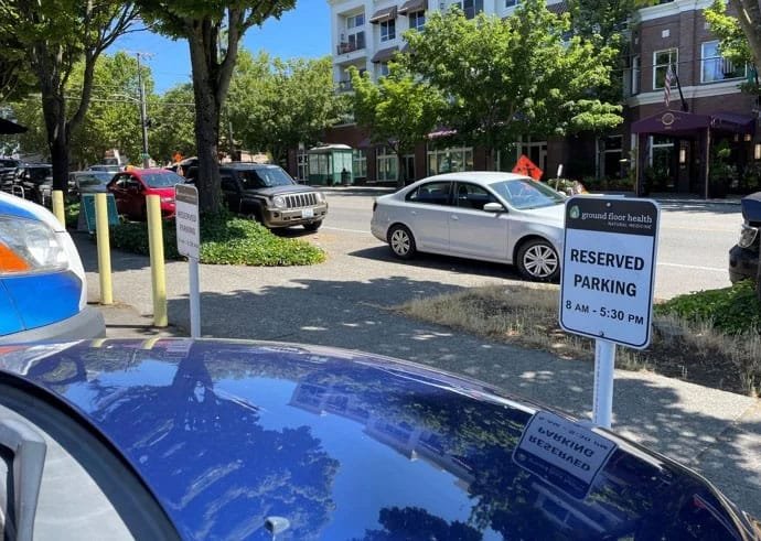 Reserved Parking Sign