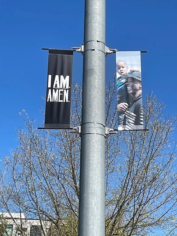 Utility Pole Banner