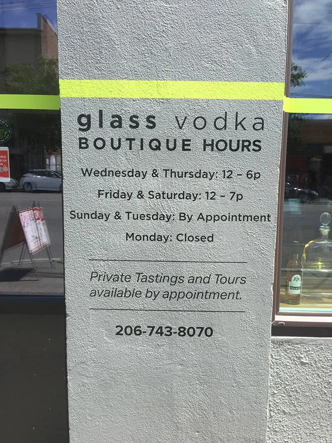 Vinyl Building Lettering