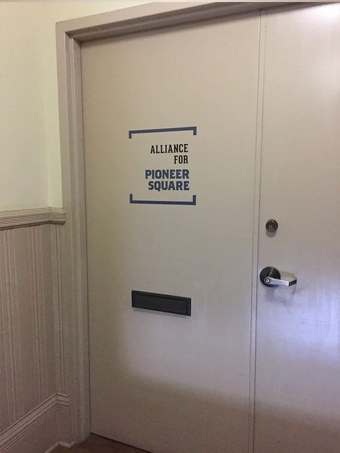 Door Sign Vinyl 