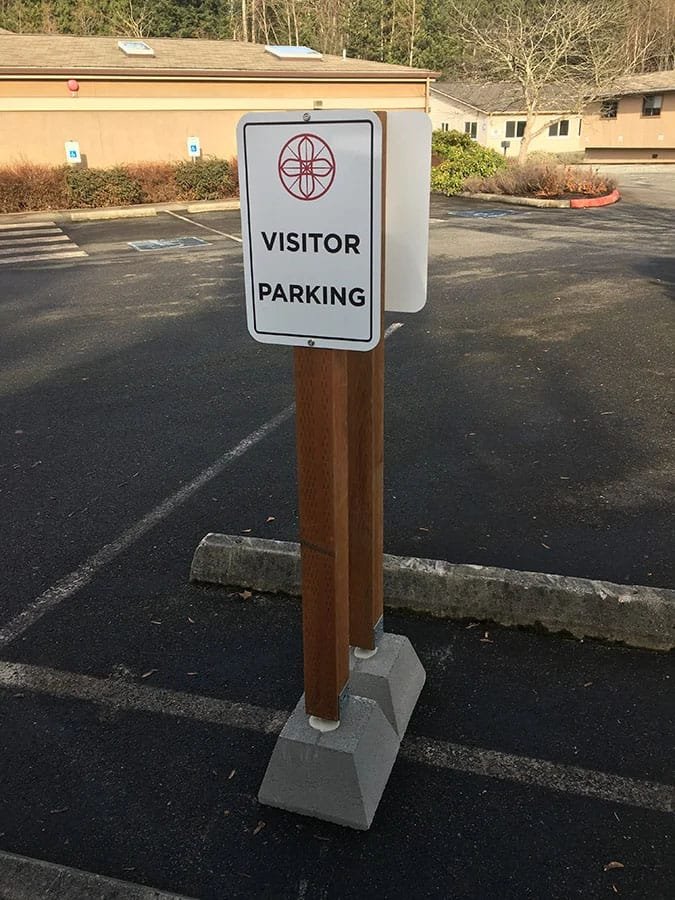 Visitor Parking Sign