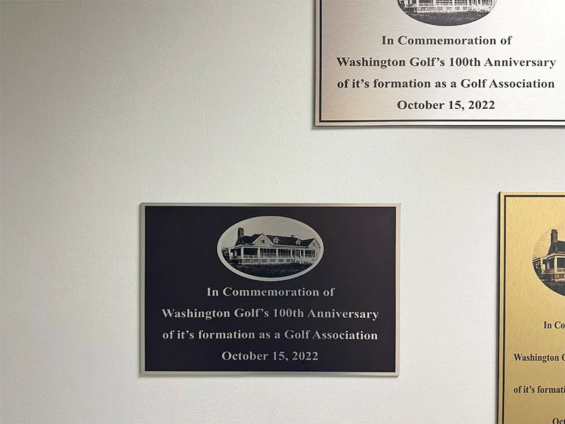 Metal Plaques, Direct UV Printed. 