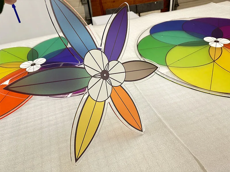 Print directly onto acrylic or glass