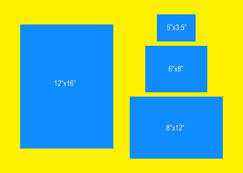plaque sizes2 Landscape or Portrait