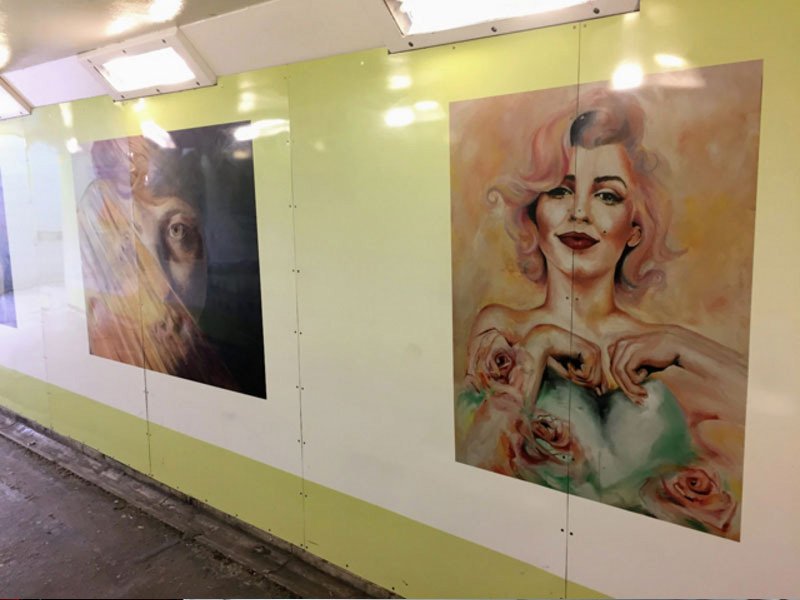 public walkways Dibond Print