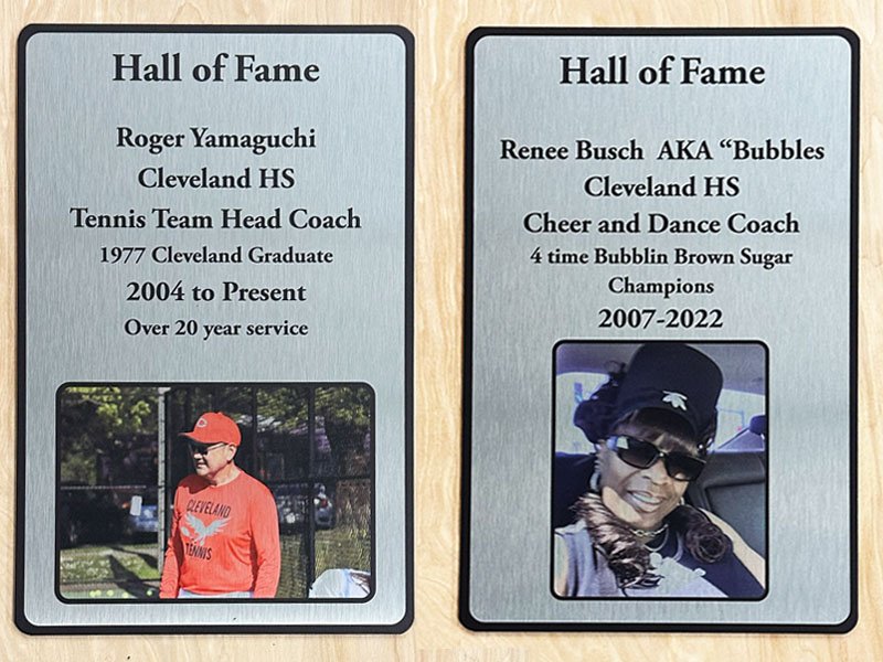 plaque printed budget Photo Print