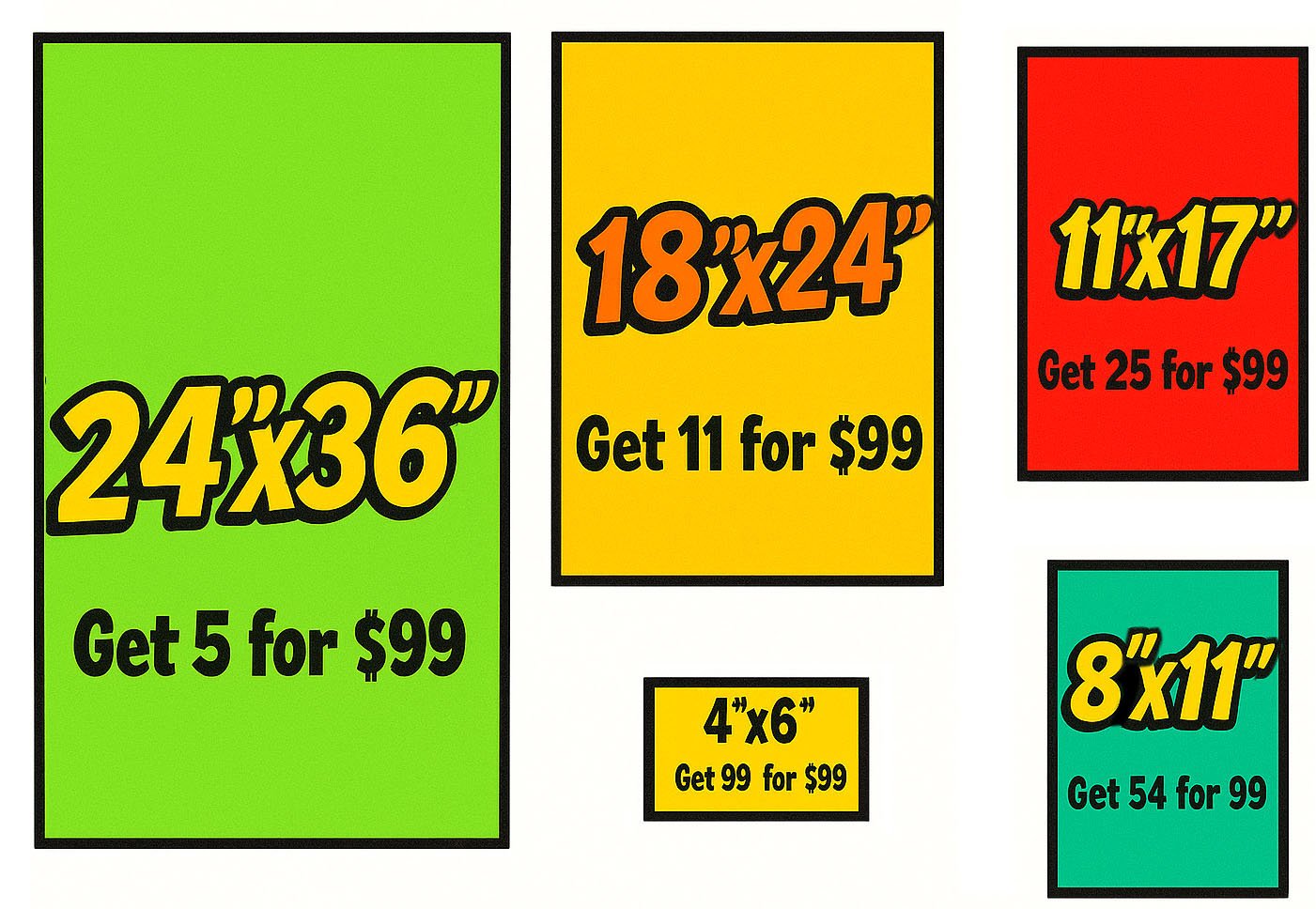 poster size graphic