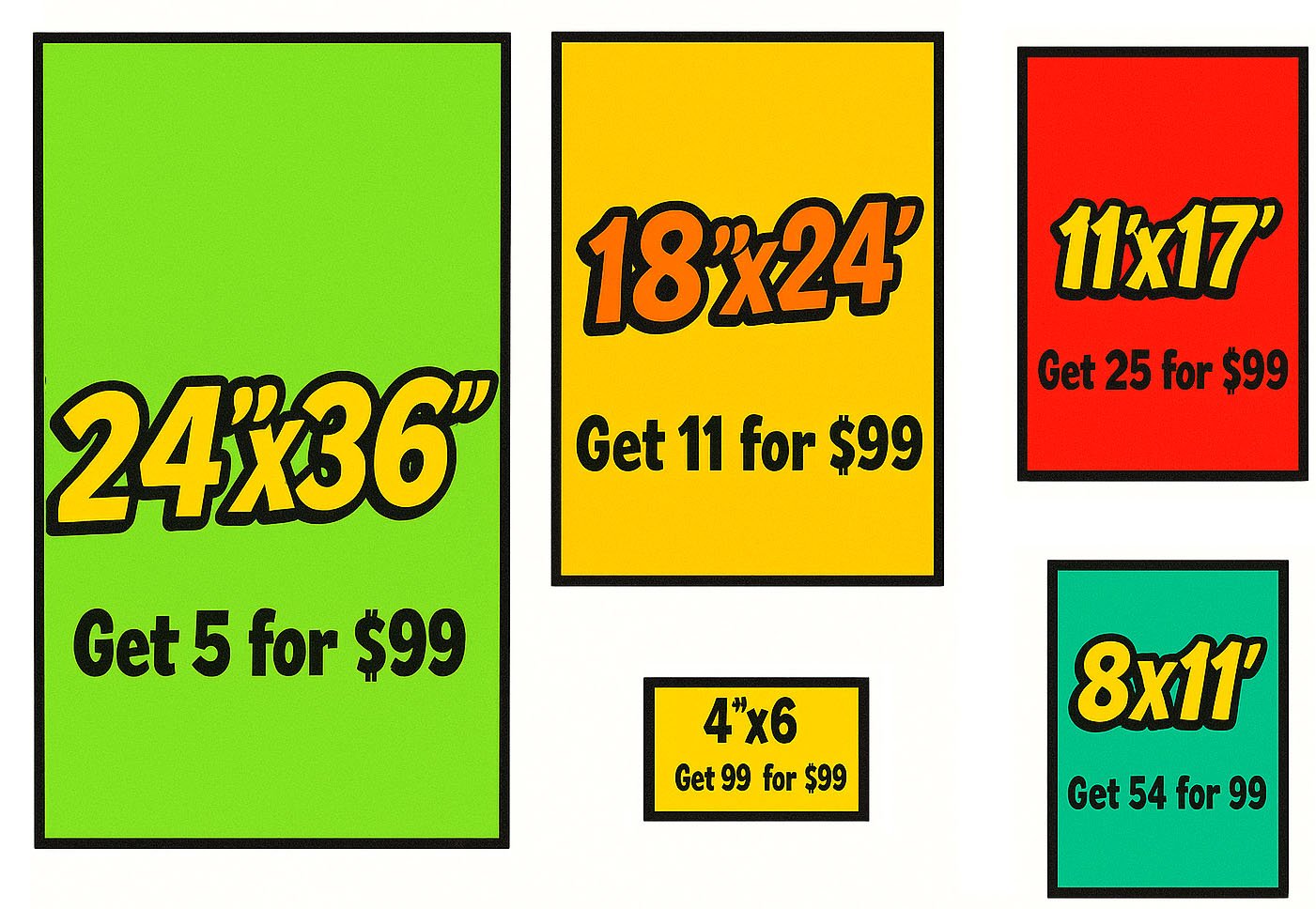 poster size graphic