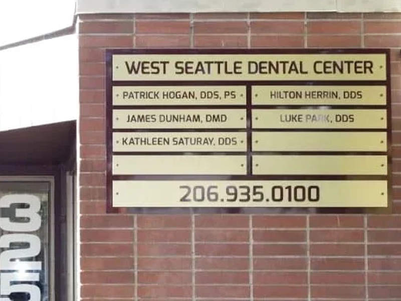 dentist sign